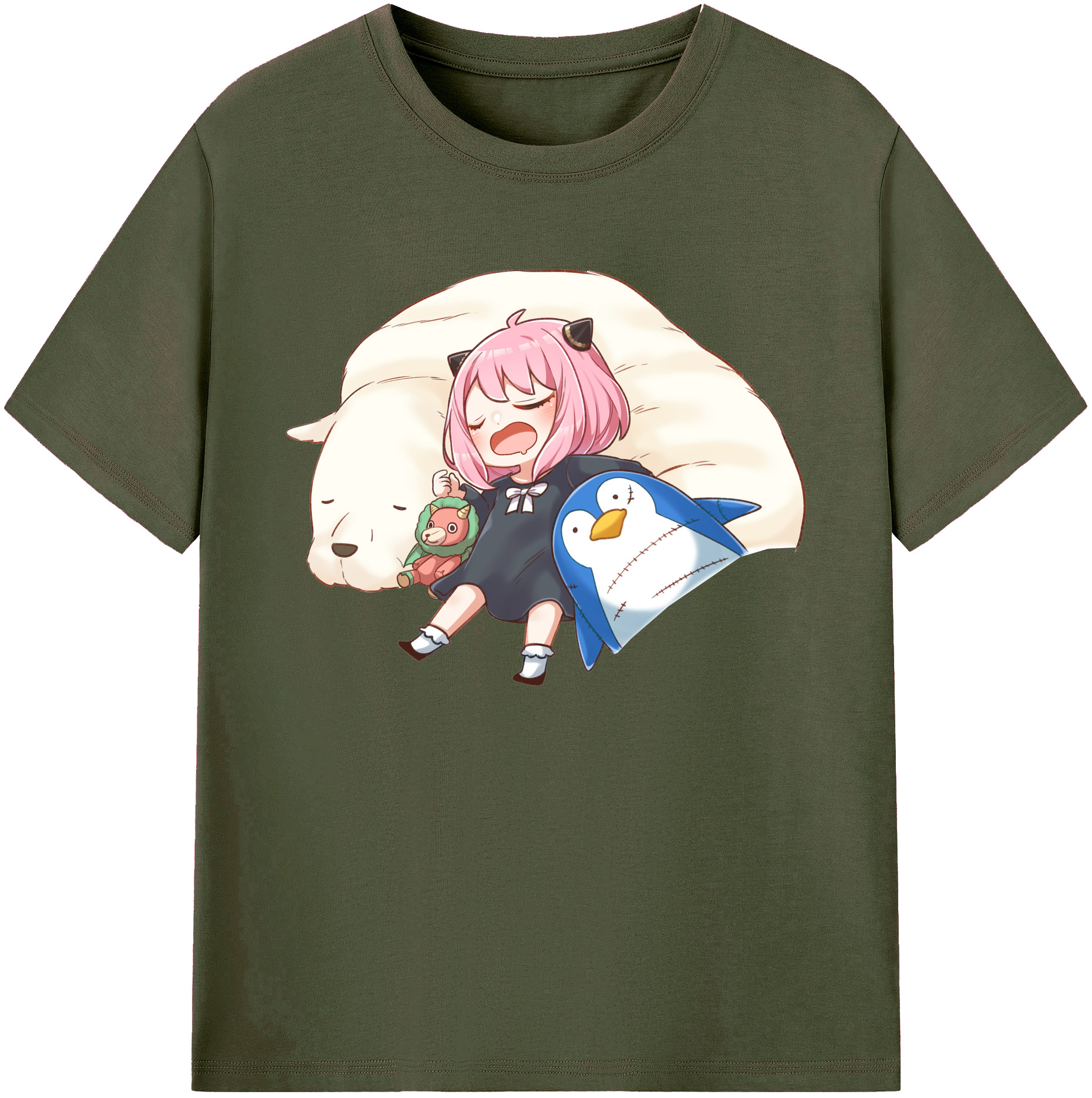 （画像用） SPY×FAMILY间谍家家酒 綿100％ メンズ半袖Tシャツ｜肌触りやわらか＆通気性
